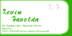 kevin havelda business card